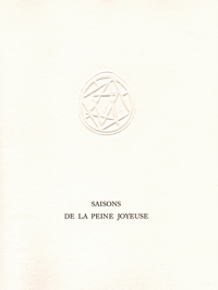 couverture saisons de la peine joyeuse